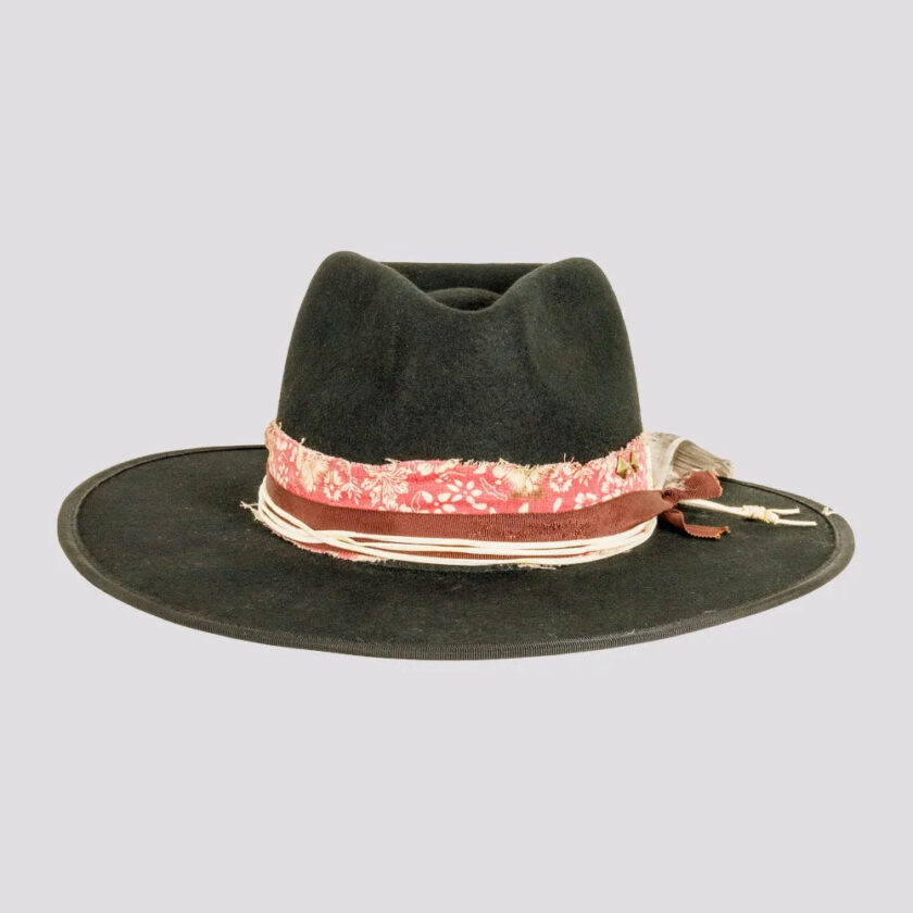 Onyx | Mens Wool Felt Vintage Rancher Hat - Image 2