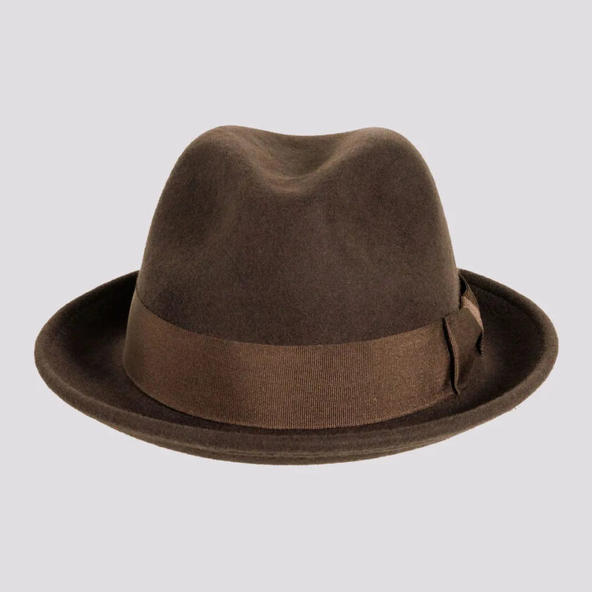 Pablo 2.0 | Mens Wool Felt Pinch Front Fedora Hat - Image 2