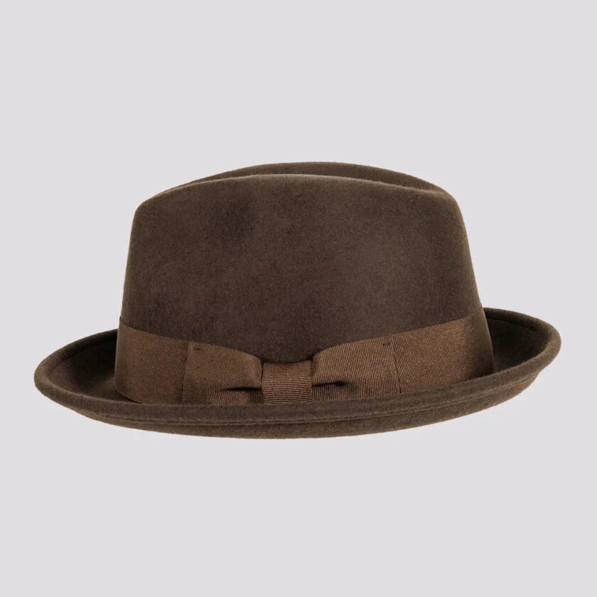 Pablo 2.0 | Mens Wool Felt Pinch Front Fedora Hat - Image 3