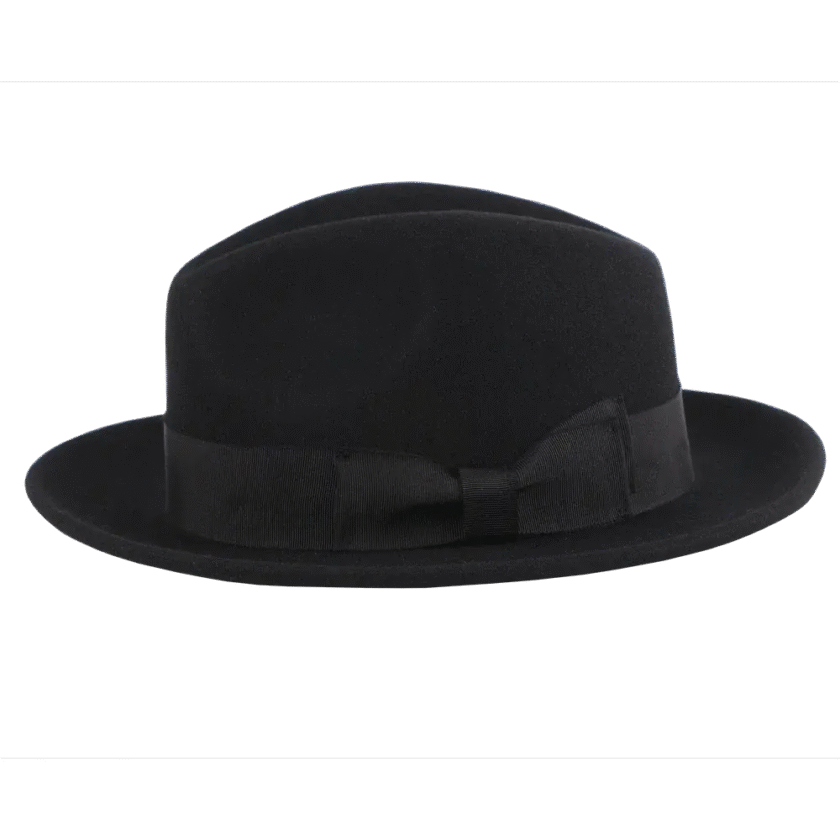 Pablo 2.0 | Mens Wool Felt Pinch Front Fedora Hat - Image 7