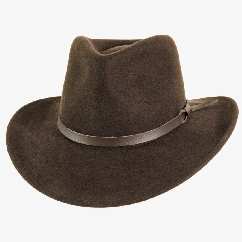 Pathfinder | Womens Wool Felt Outback Hat - Image 7