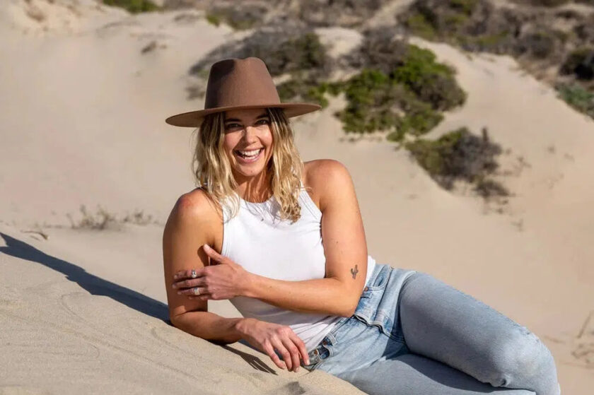 Rancher | Womens Wide Brim Felt Fedora Hat - Image 3