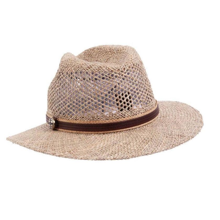 Cubana | Womens Seagrass Straw Sun Hat - Image 4