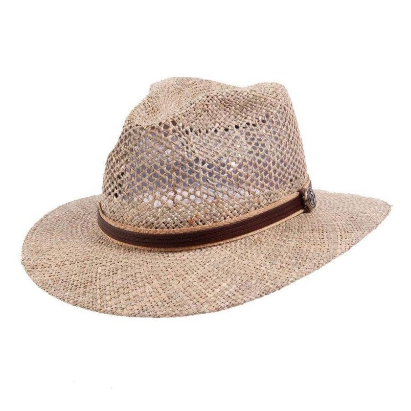 Cubana | Womens Seagrass Straw Sun Hat - Image 2
