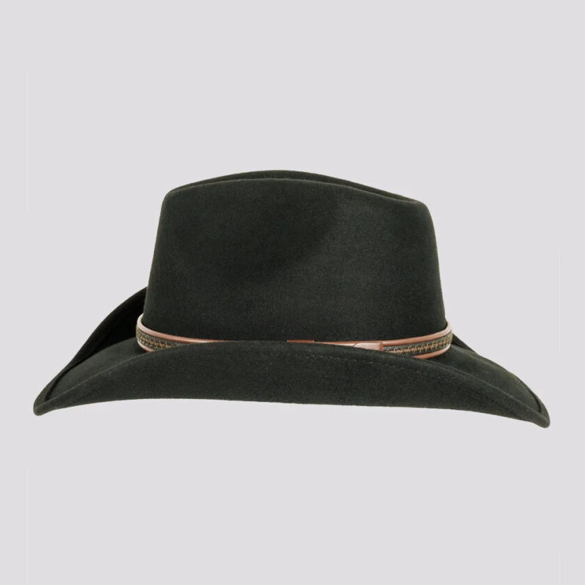 Showdown | Mens Crushable Wool Felt Western Outback Cowboy Hat - Image 2