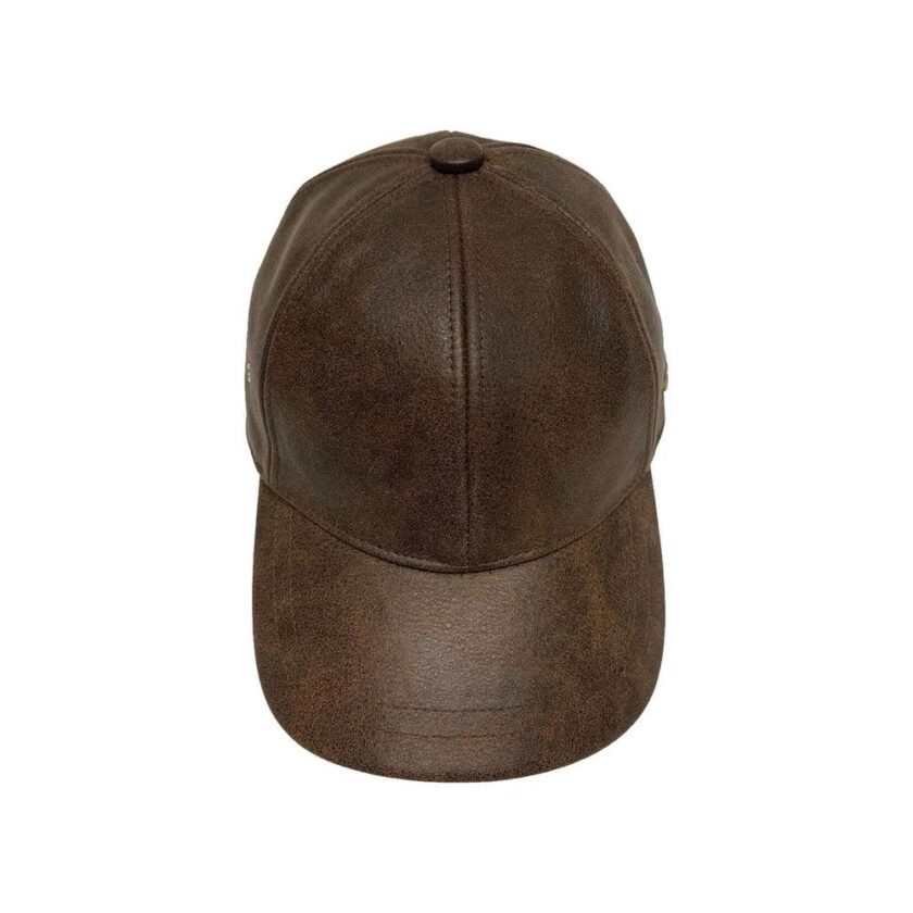 Sidecar | Mens Leather Cap - Image 2