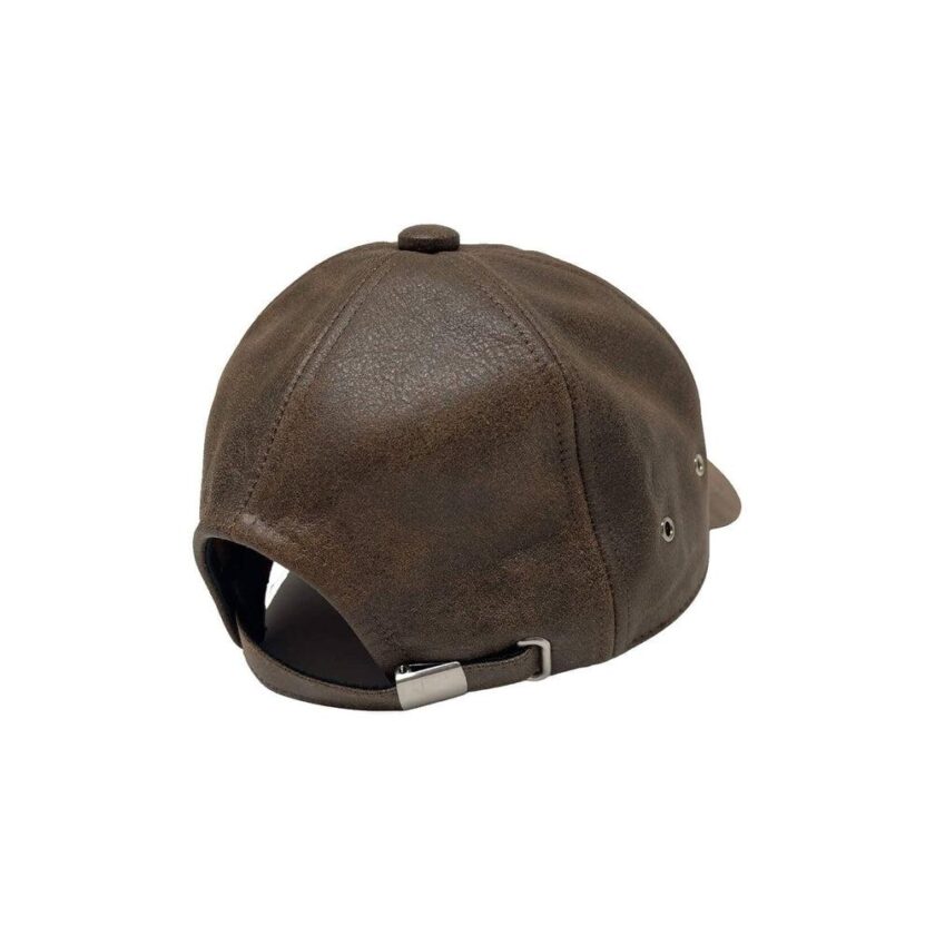 Sidecar | Mens Leather Cap - Image 5