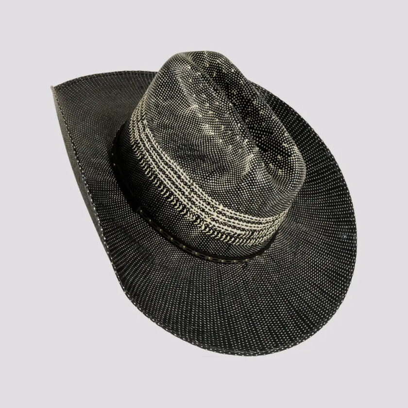 Stallion | Mens Navy Bangora Straw Western Cowboy Hat - Image 4