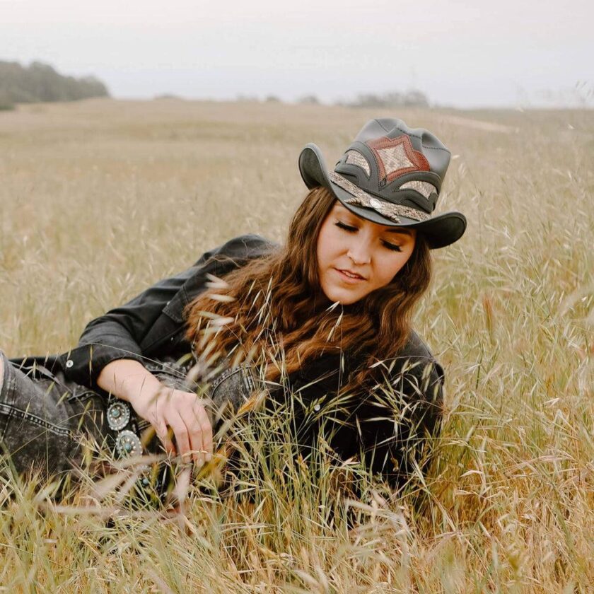 Storm | Womens Leather and Rattlesnake Cowgirl Hat - Image 3