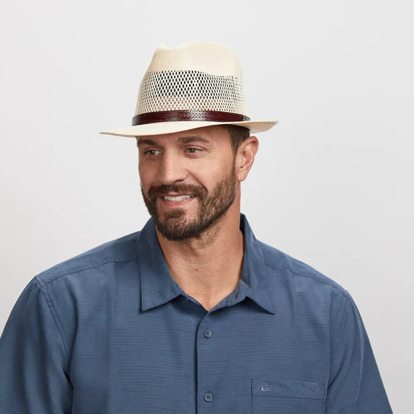 Tuscany | Mens Fedora Straw Trilby Hat - Image 5