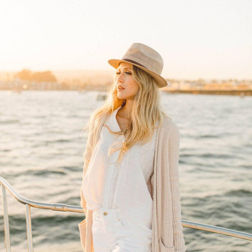 Tuscany | Womens Fedora Straw Trilby Hat - Image 6