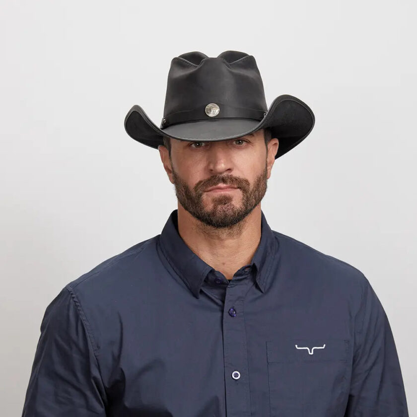 Western | Mens American Leather Cowboy Hat - Image 9