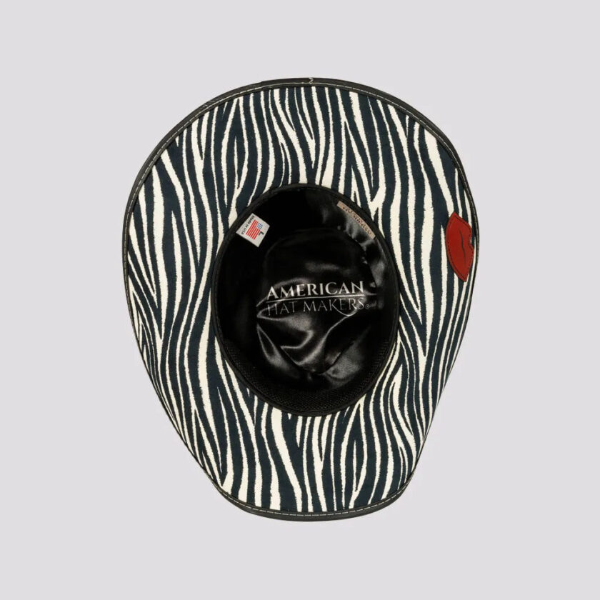 Wild Thing | Womens Black Genuine Leather Cowgirl Hat - Image 5