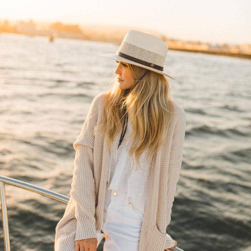Milan | Womens Straw Fedora Hat - Image 6