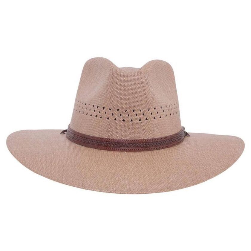 Barcelona | Womens Wide Brim Straw Sun Hat - Image 4