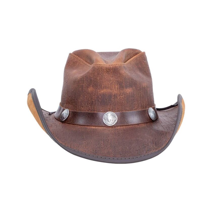 Cyclone | Mens Leather Cowboy Hat - Image 4