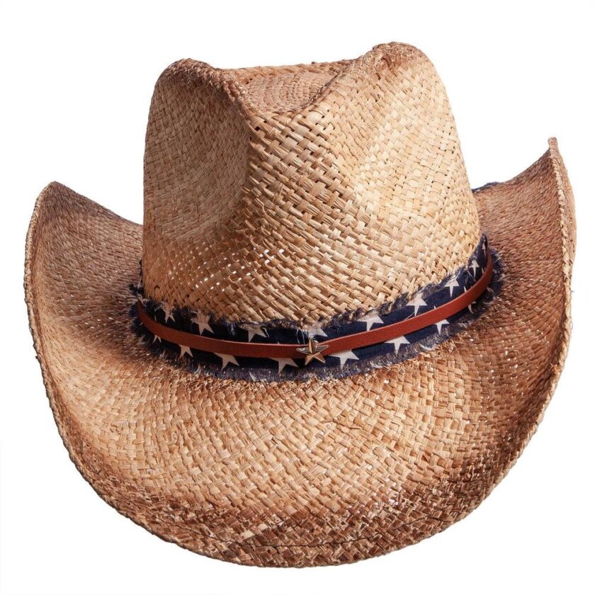 Dusty | Mens Straw Cowboy Sun Hat - Image 3