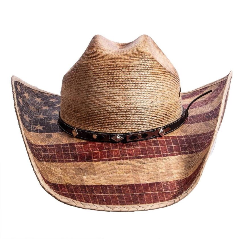 Liberty | Womens Mexican Palm Straw Cowboy Hat - Image 3