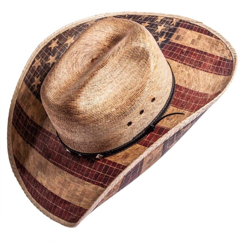 Liberty | Mens Mexican Palm Straw Cowboy Hat - Image 6