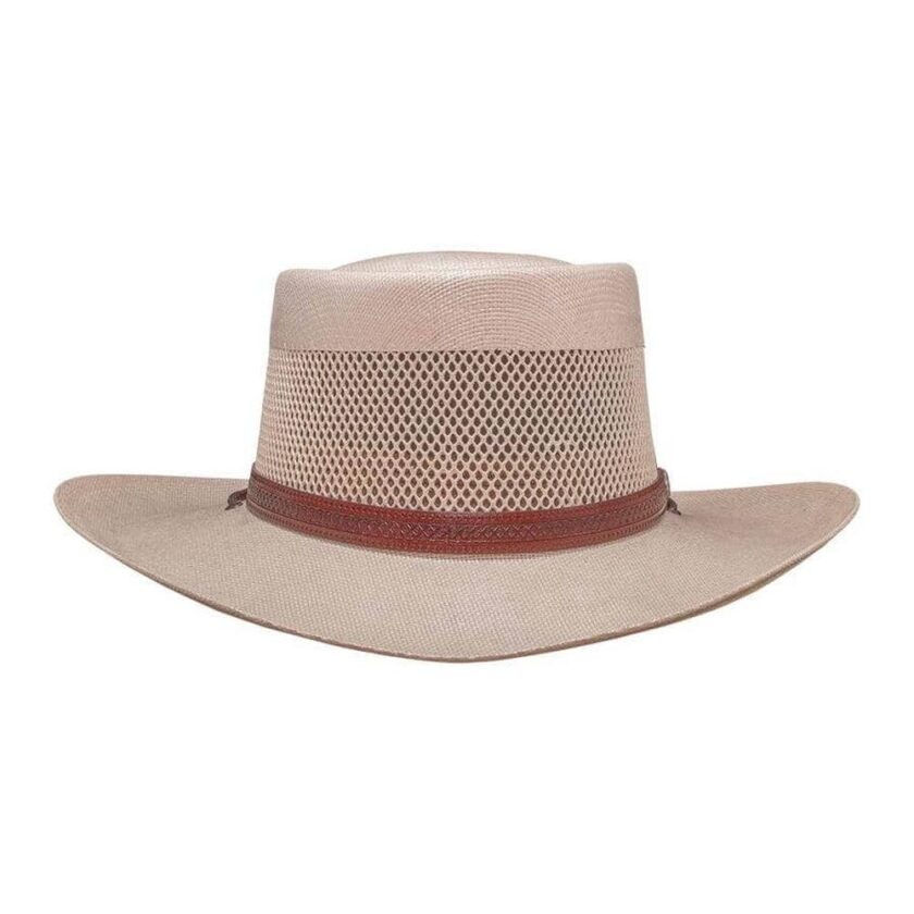 Madrid | Womens Wide Brim Straw Gambler Hat - Image 2