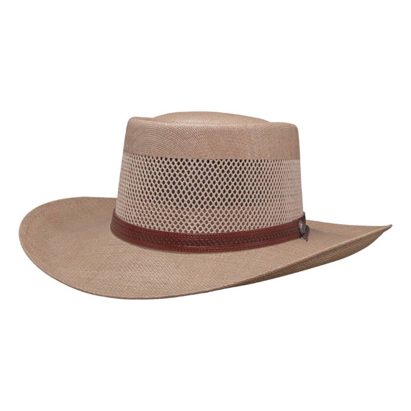 Madrid | Womens Wide Brim Straw Gambler Hat - Image 8