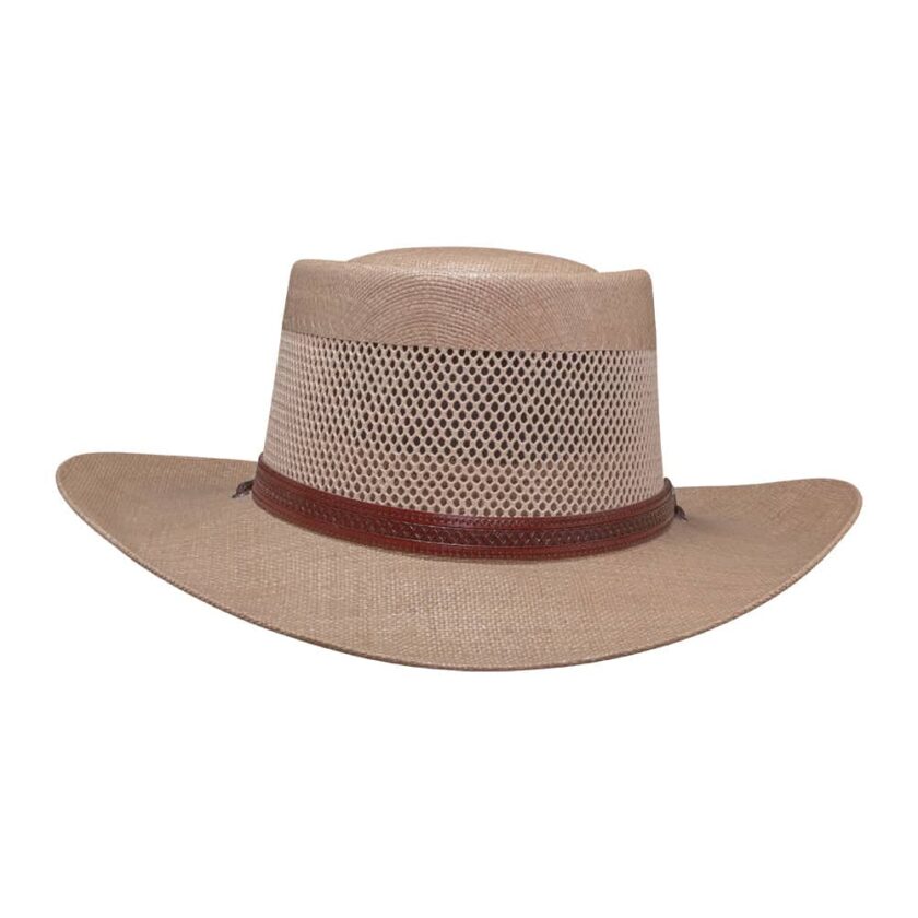 Madrid | Womens Wide Brim Straw Gambler Hat - Image 9