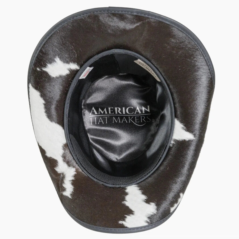 Pinto | Mens Leather Cowboy Hat with Calf Accents - Image 8