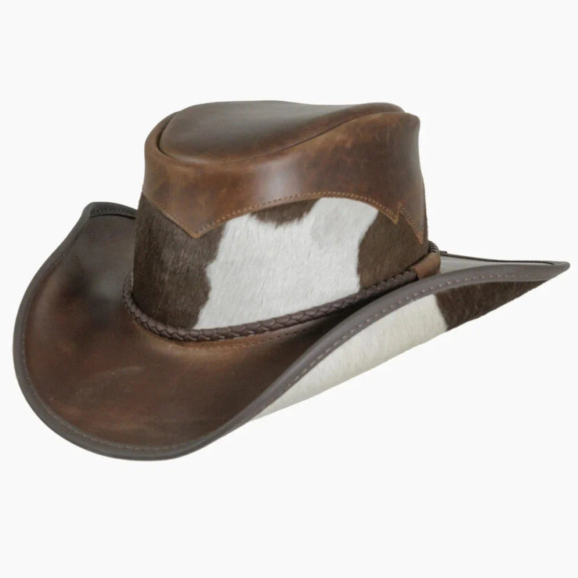 Pinto | Womens Leather Cowgirl Hat with Calf Accents - Image 7