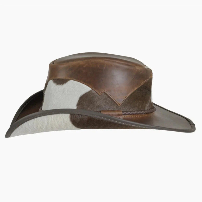 Pinto | Womens Leather Cowgirl Hat with Calf Accents - Image 9