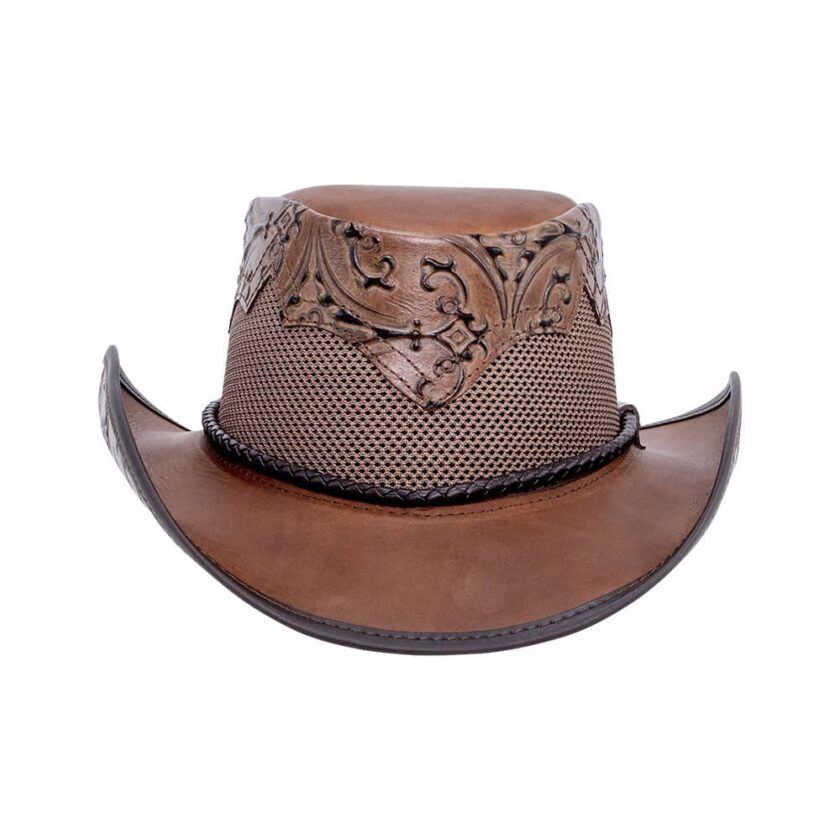Sierra | Mens American Leather Cowboy Hat - Image 4