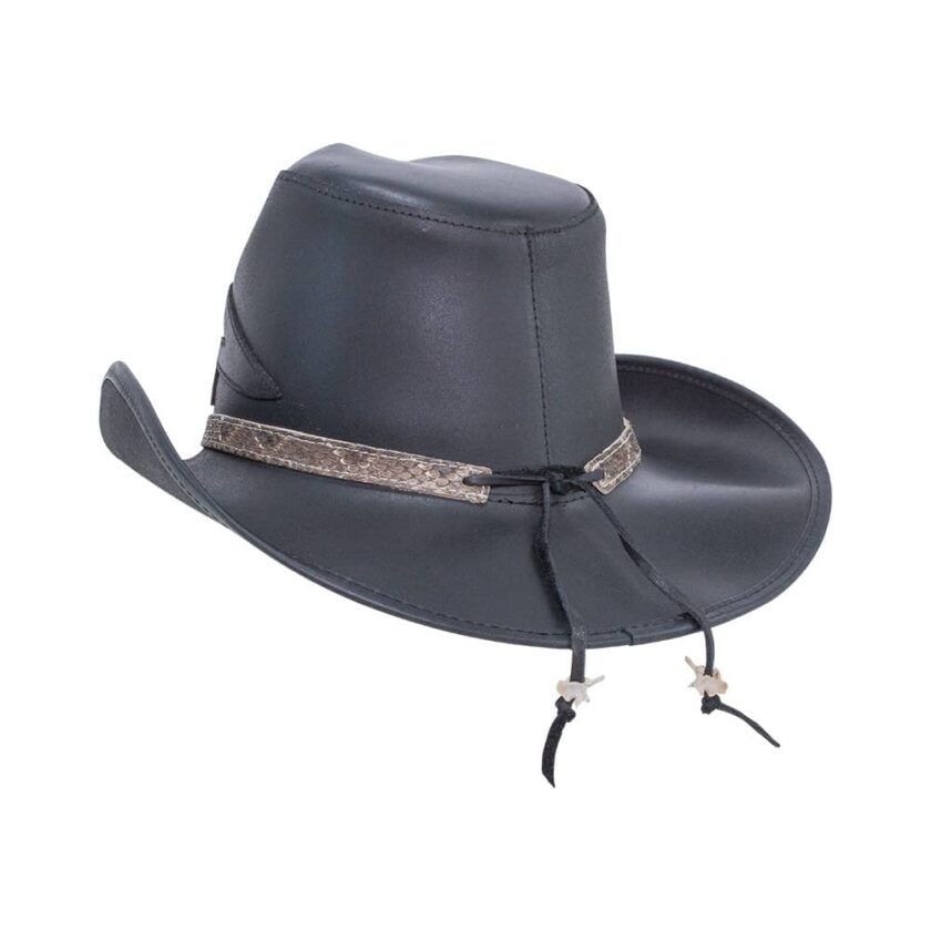 Storm | Womens Leather and Rattlesnake Cowgirl Hat - Image 6