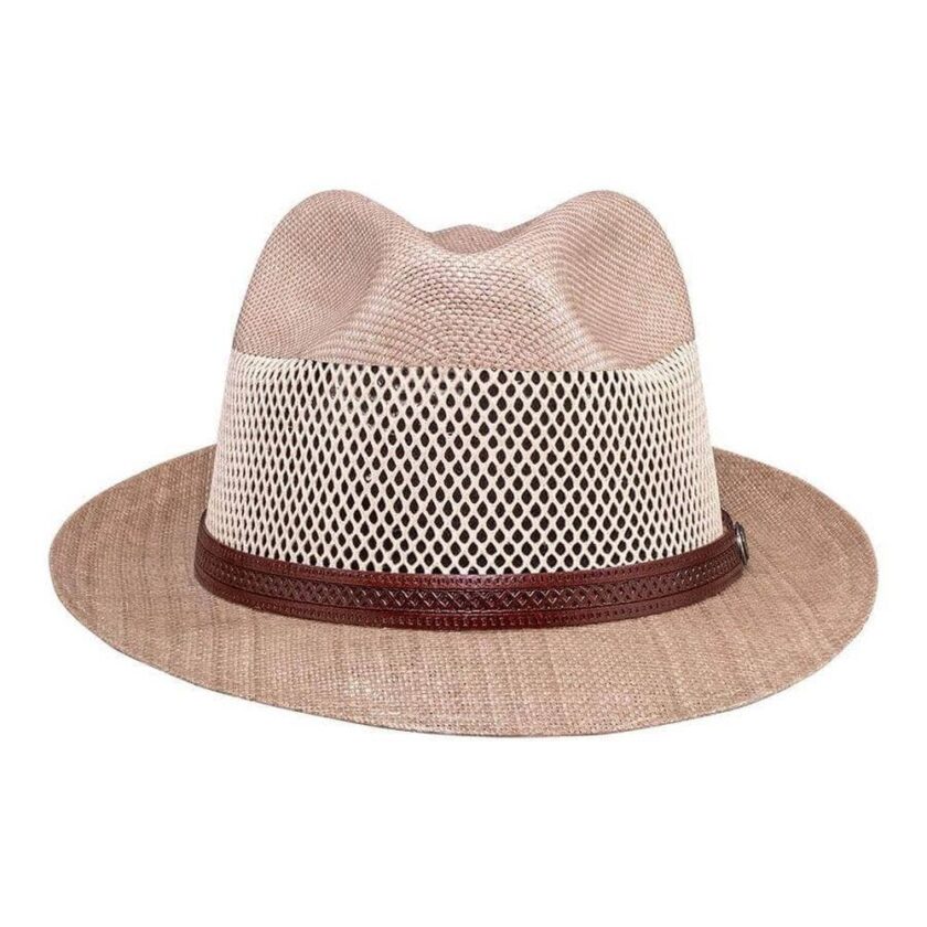 Tuscany | Womens Fedora Straw Trilby Hat - Image 4